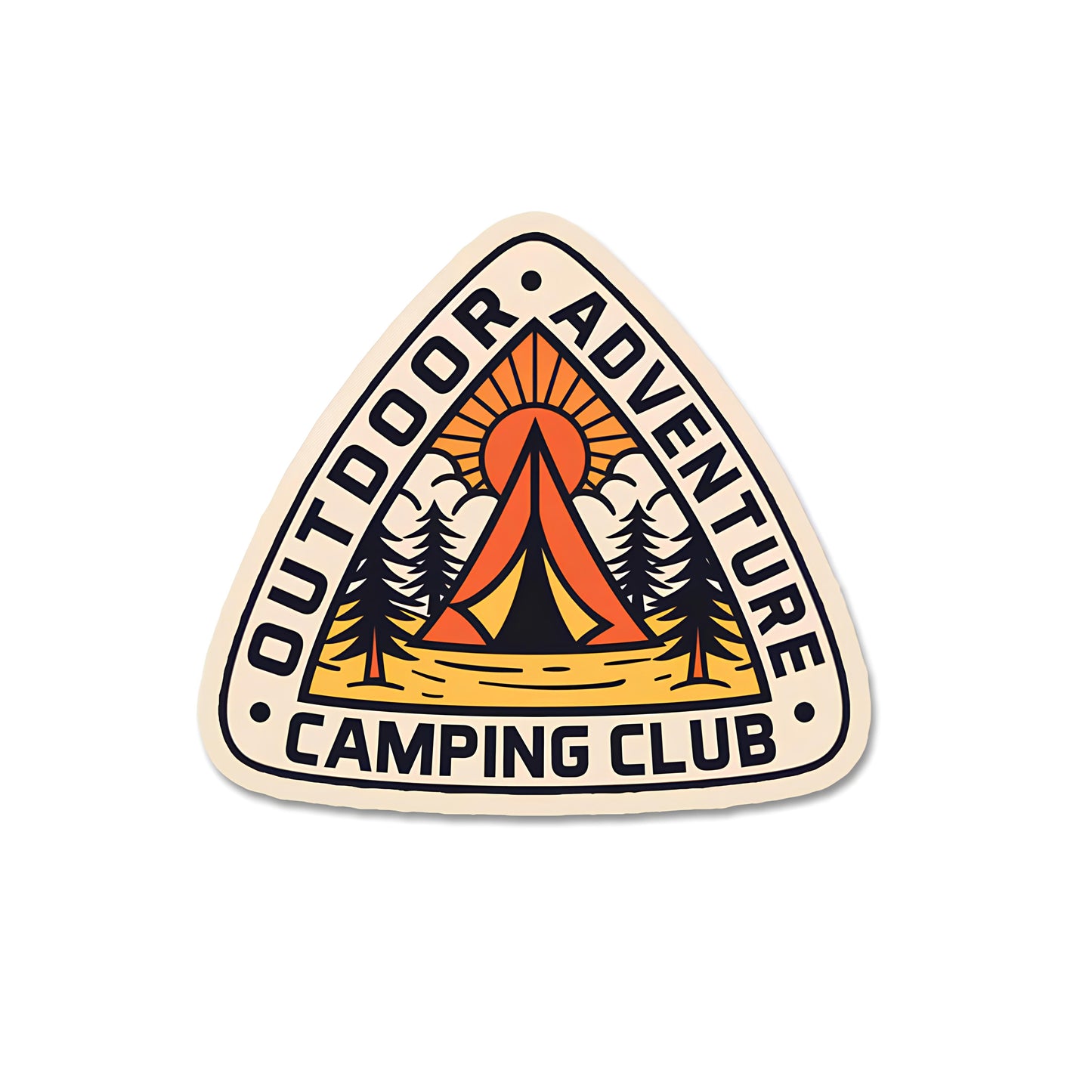 Outdoor adventure sticker