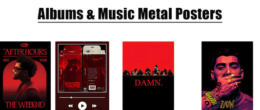 Discover High-Quality Albums & Music Metal Posters at Inkyprinty