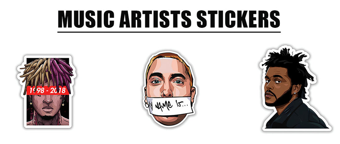 Music Artists Stickers – Show Your Love for Your Favorite Icons