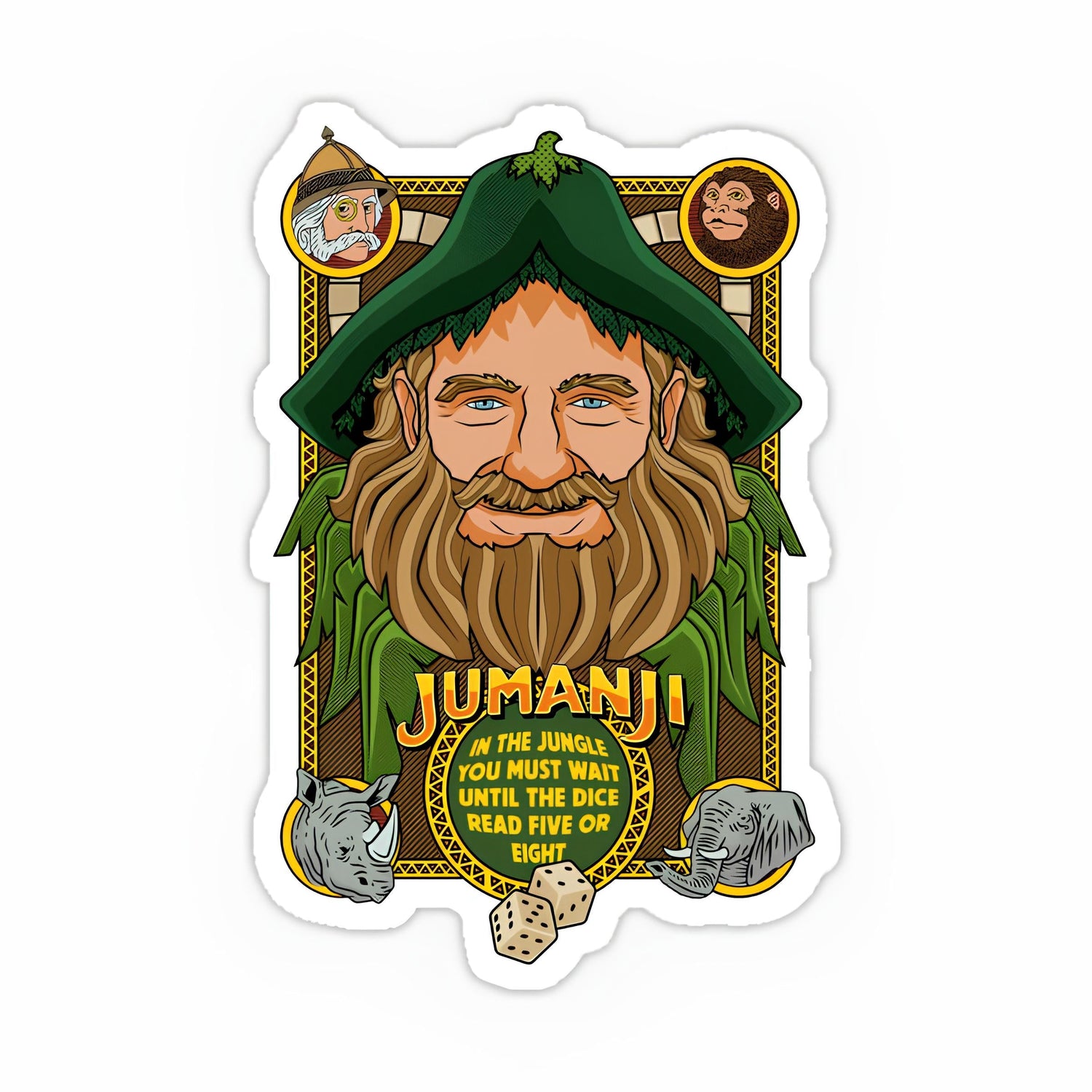 Jumanji Stickers