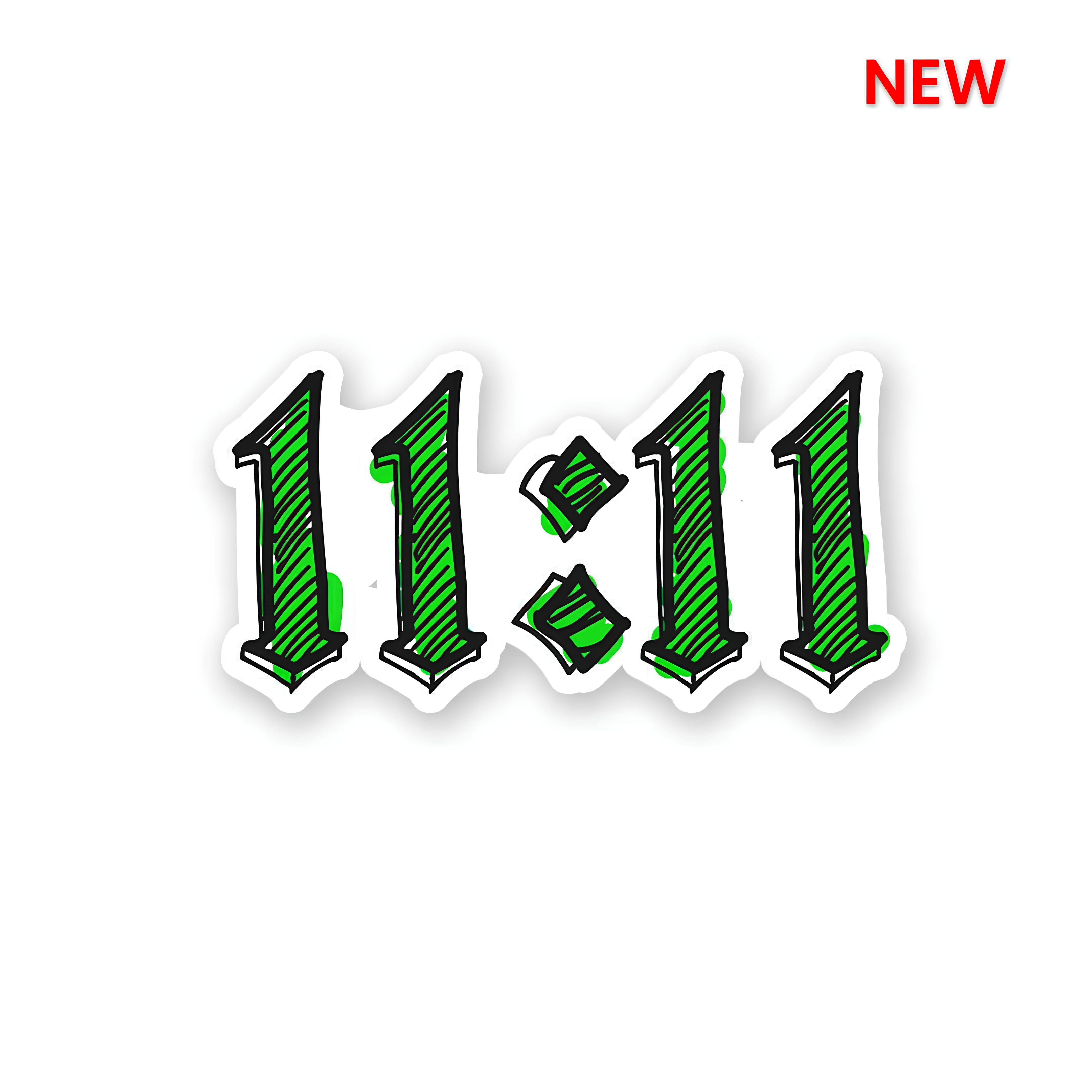 11:11 Sticker – InkyPrinty