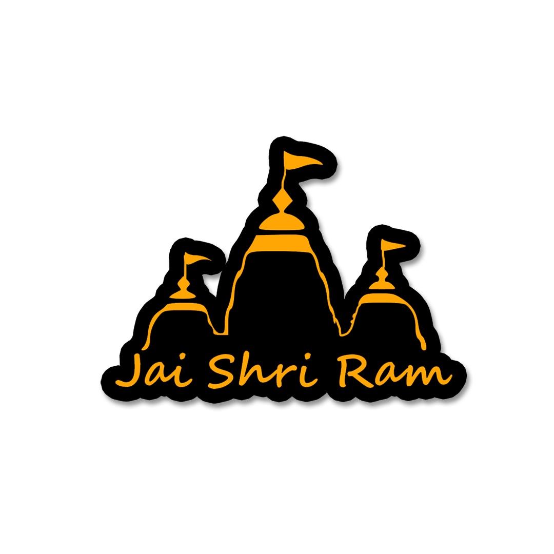 Ram Mandir Sticker – Inkyprinty.in