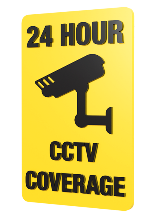 24 Hour CCTV coverage | You are under CCTV surveillance