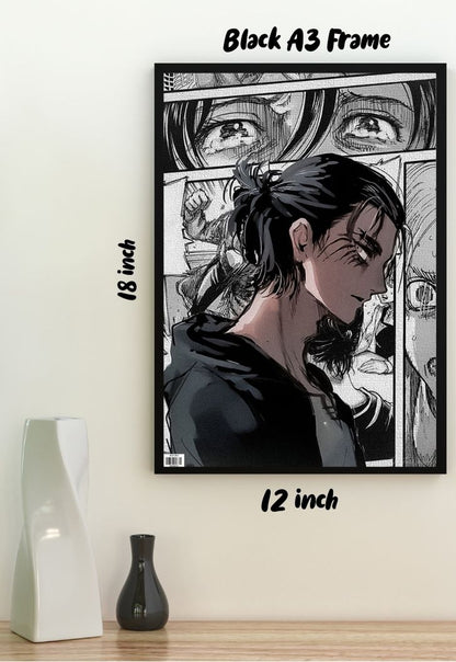 Eren Yeager Comic Strip Poster