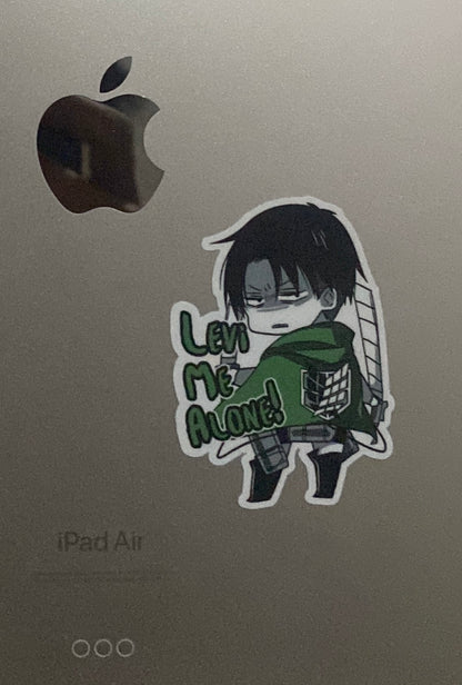 Levi Me Alone! Sticker