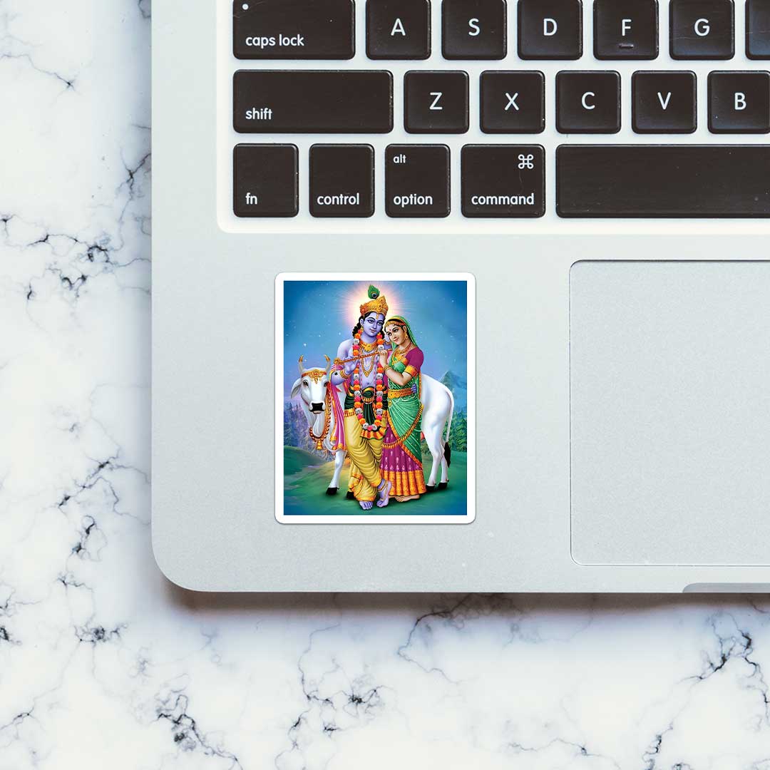 Radhe Krishna sticker