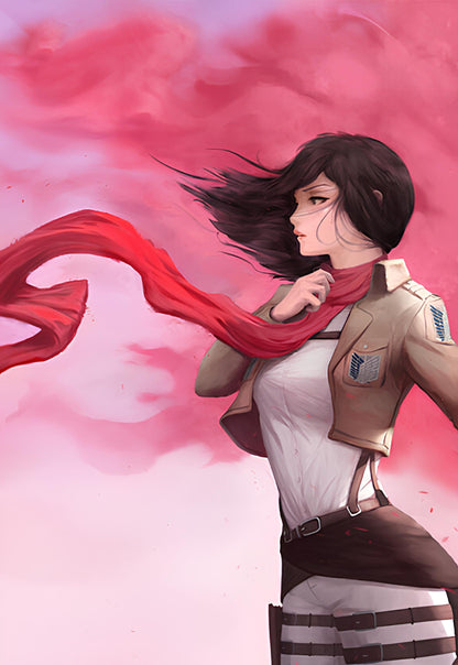 Mikasa Ackerman Fan Art Poster