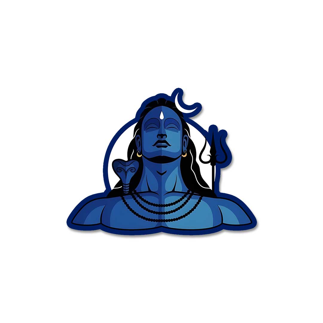 Adiyogi Shiva sticker