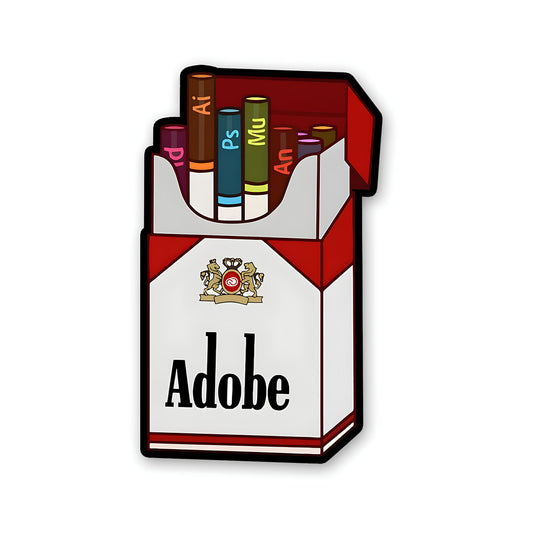 Adobe cigrate sticker