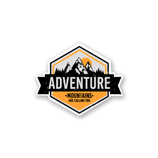 Adventure mountains sticker