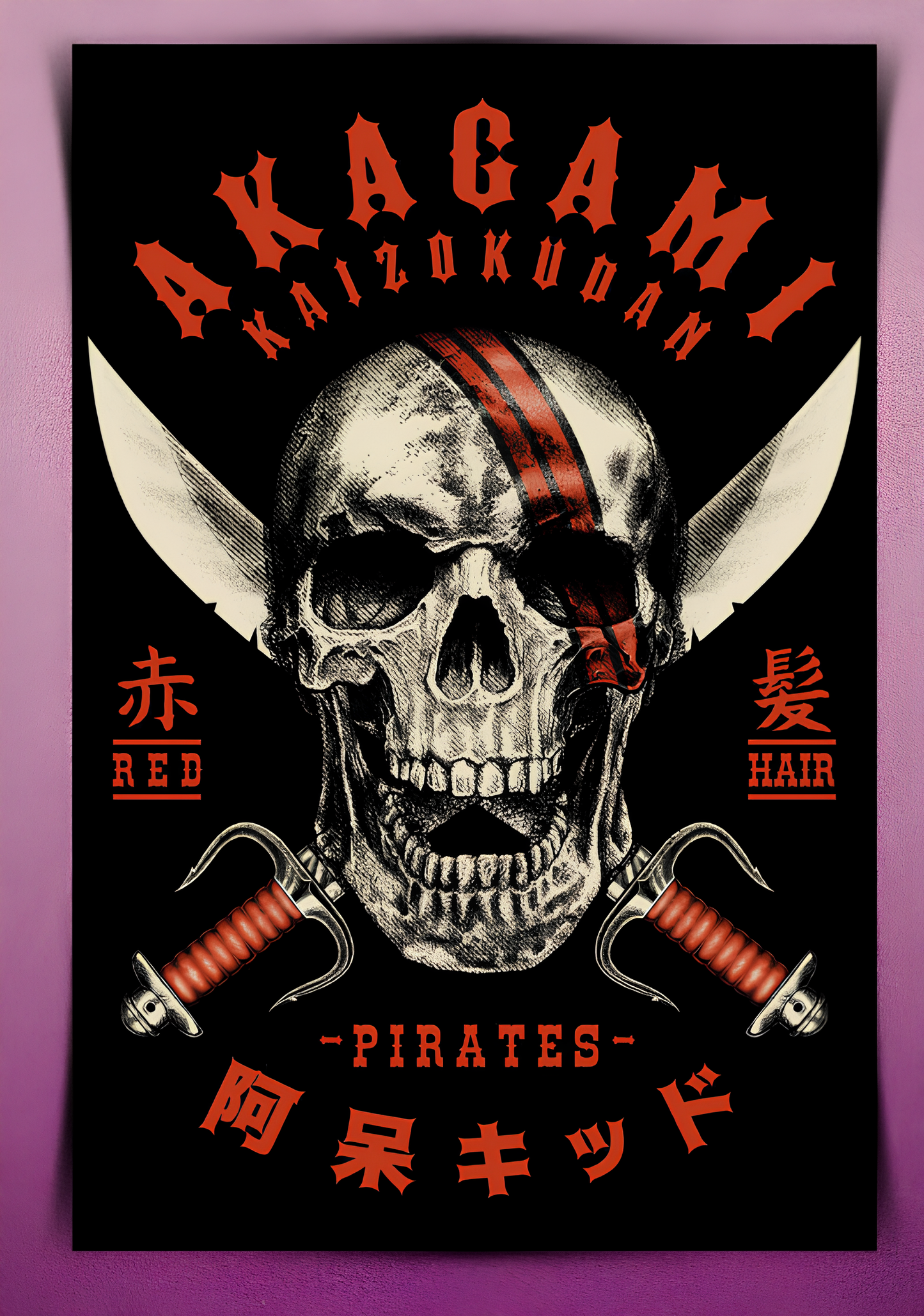 Akagami Jolly Roger Wall Poster