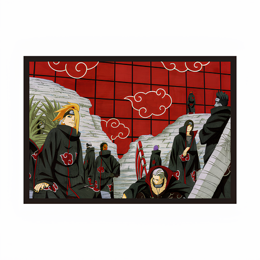 Akatsuki Members Custom Framed Poster