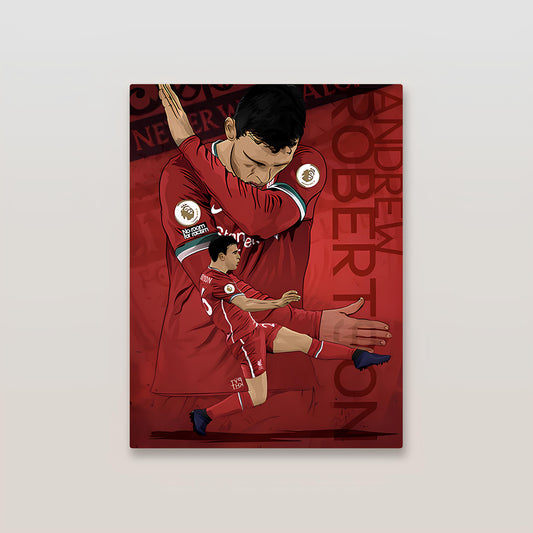 Andrew Robertson Liverpool Metal Poster