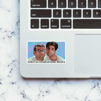 Hera Pheri-Aurat ka chakkar babu bhaiya sticker