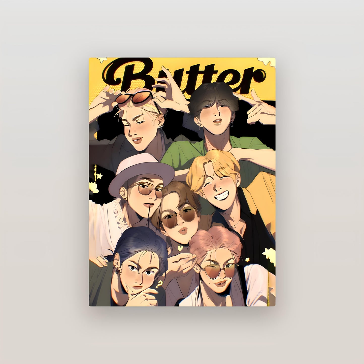 BTS Butter - Metal Poster-2