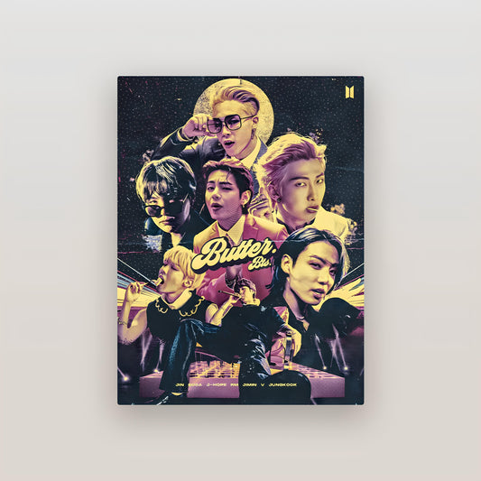 BTS Butter - Metal Poster