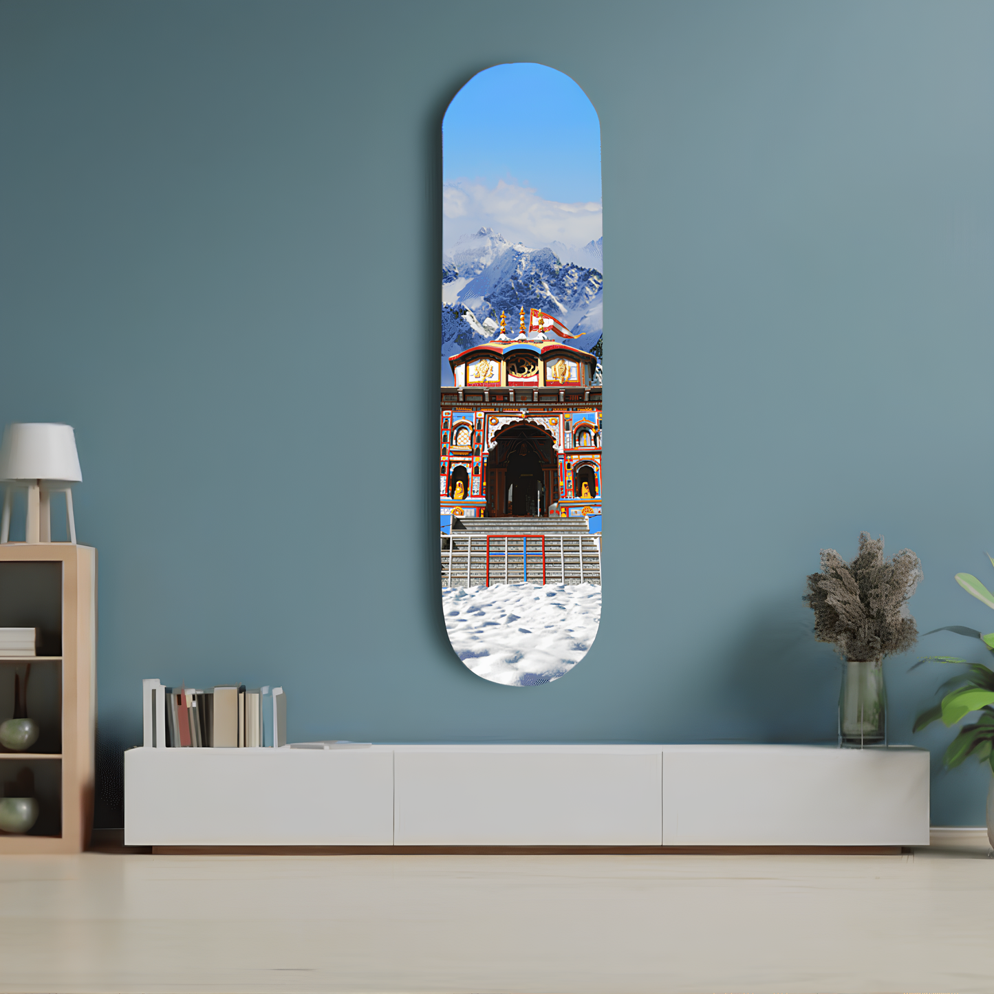 Badrinath Temple Skateboard Deck