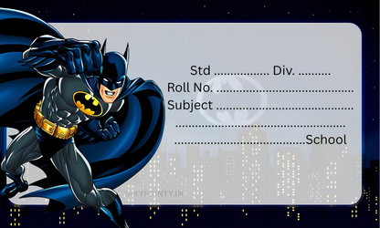 Batman Name slip-7
