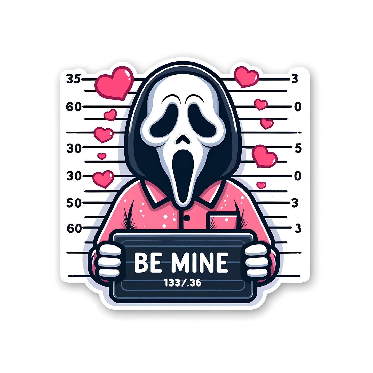 Be mine sticker