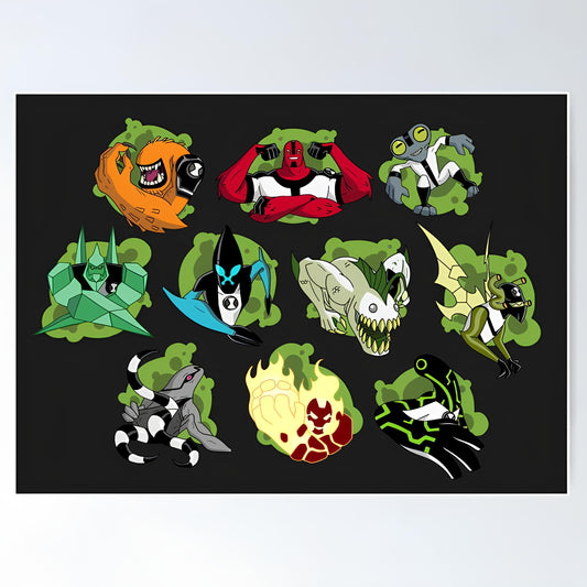 Ben 10 Metal Poster-7
