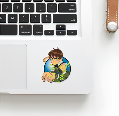 Ben In Action - Ben 10 Official Sticker