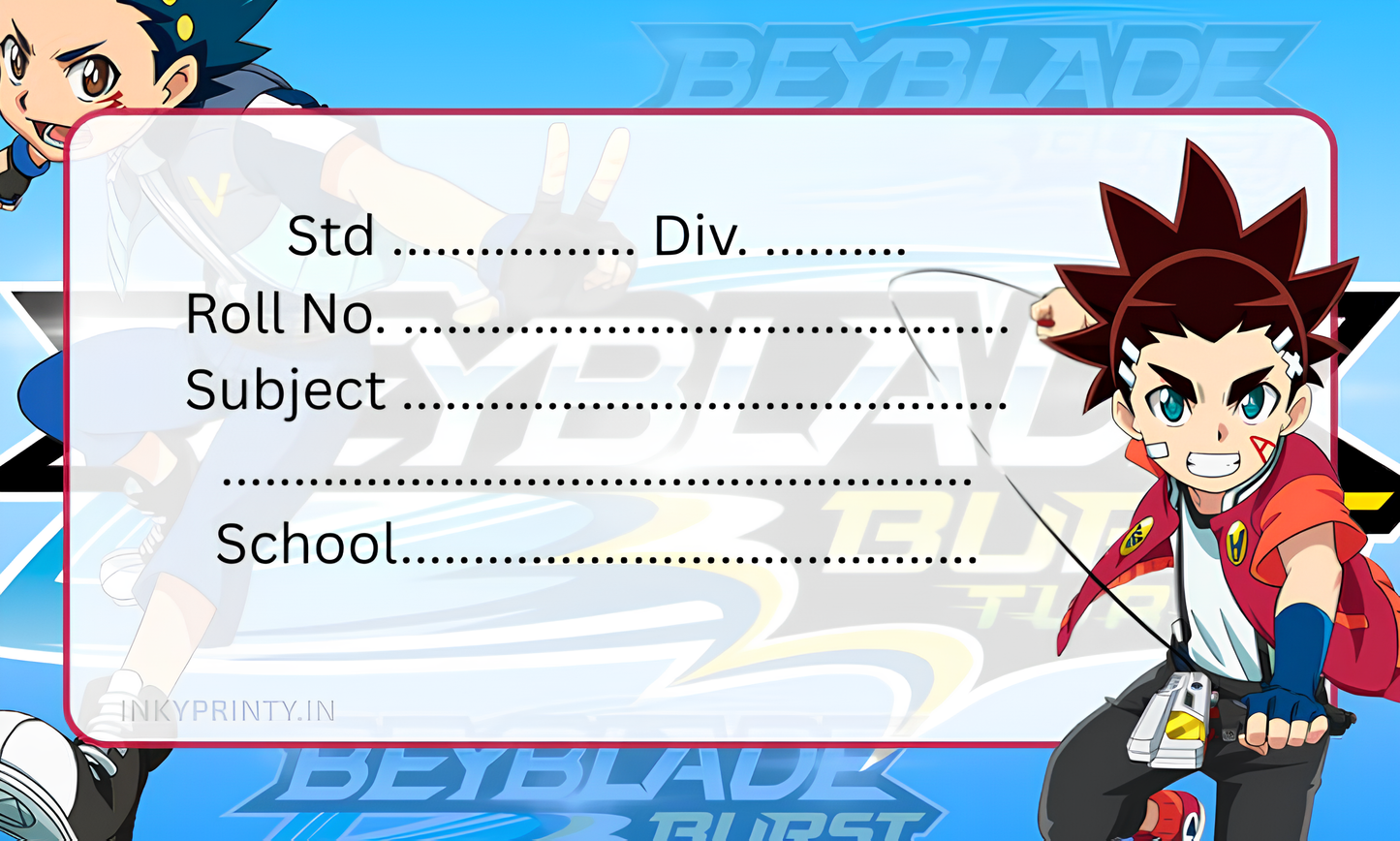 BeyBlade Name slip-34