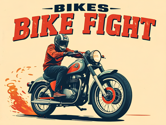 Bike Fight Poster