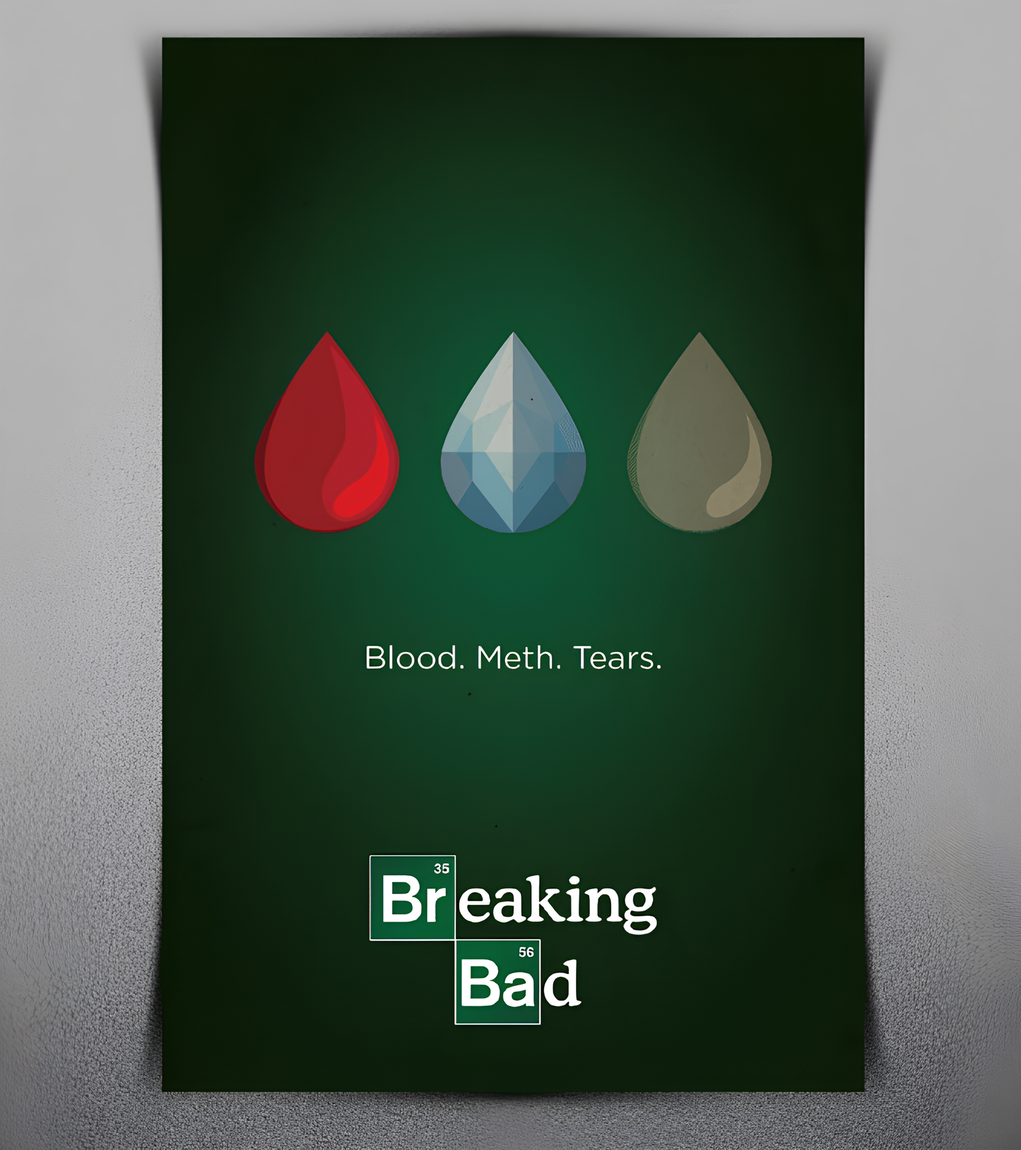 Blood Meth Tears Wall Poster