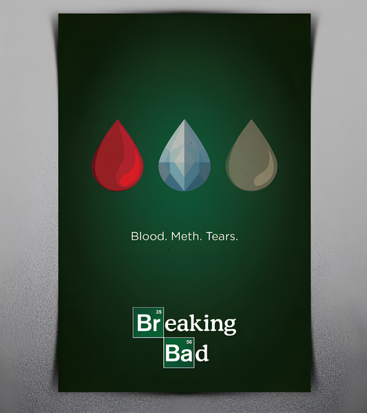 Blood Meth Tears Wall Poster