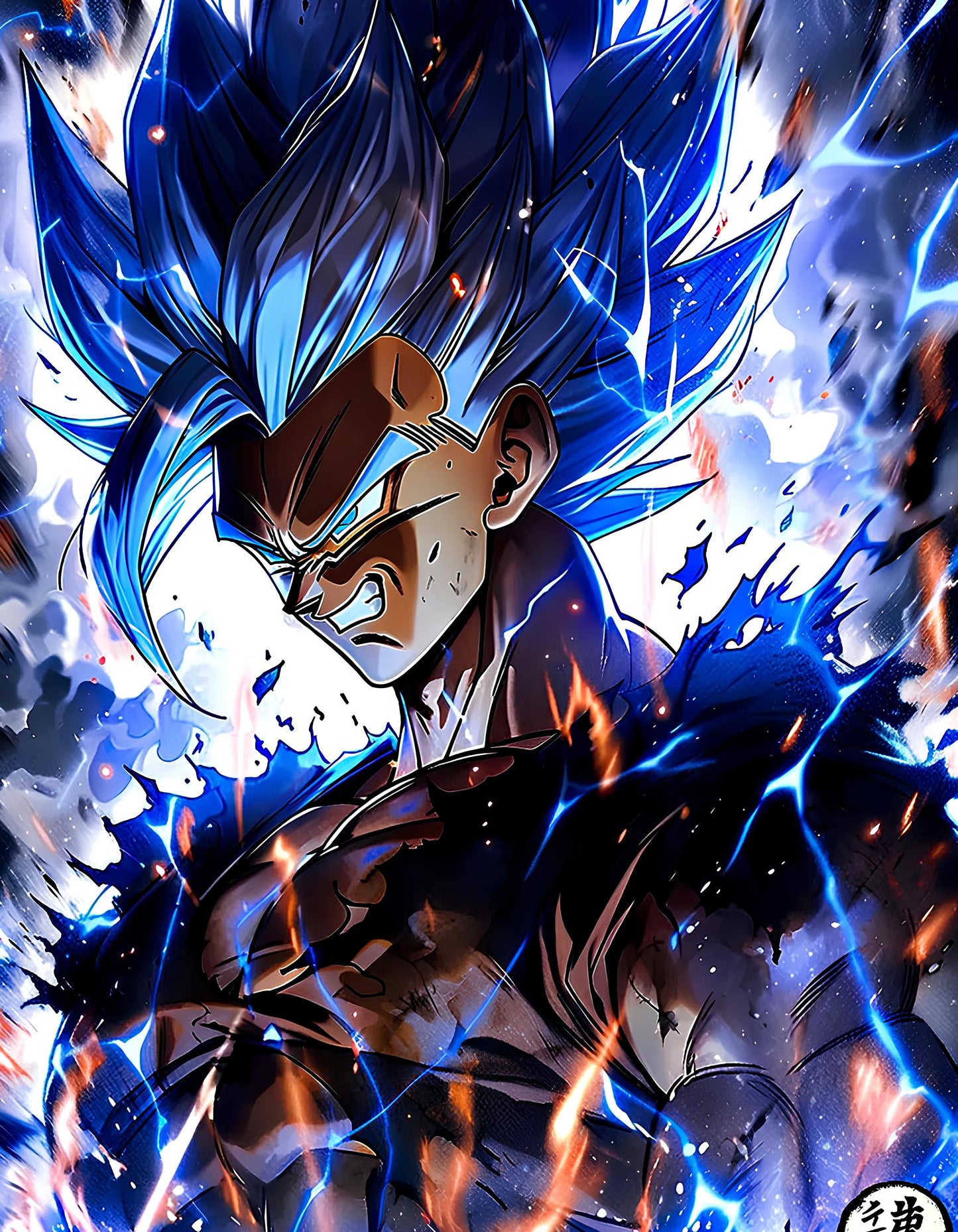 Blue haired Goku