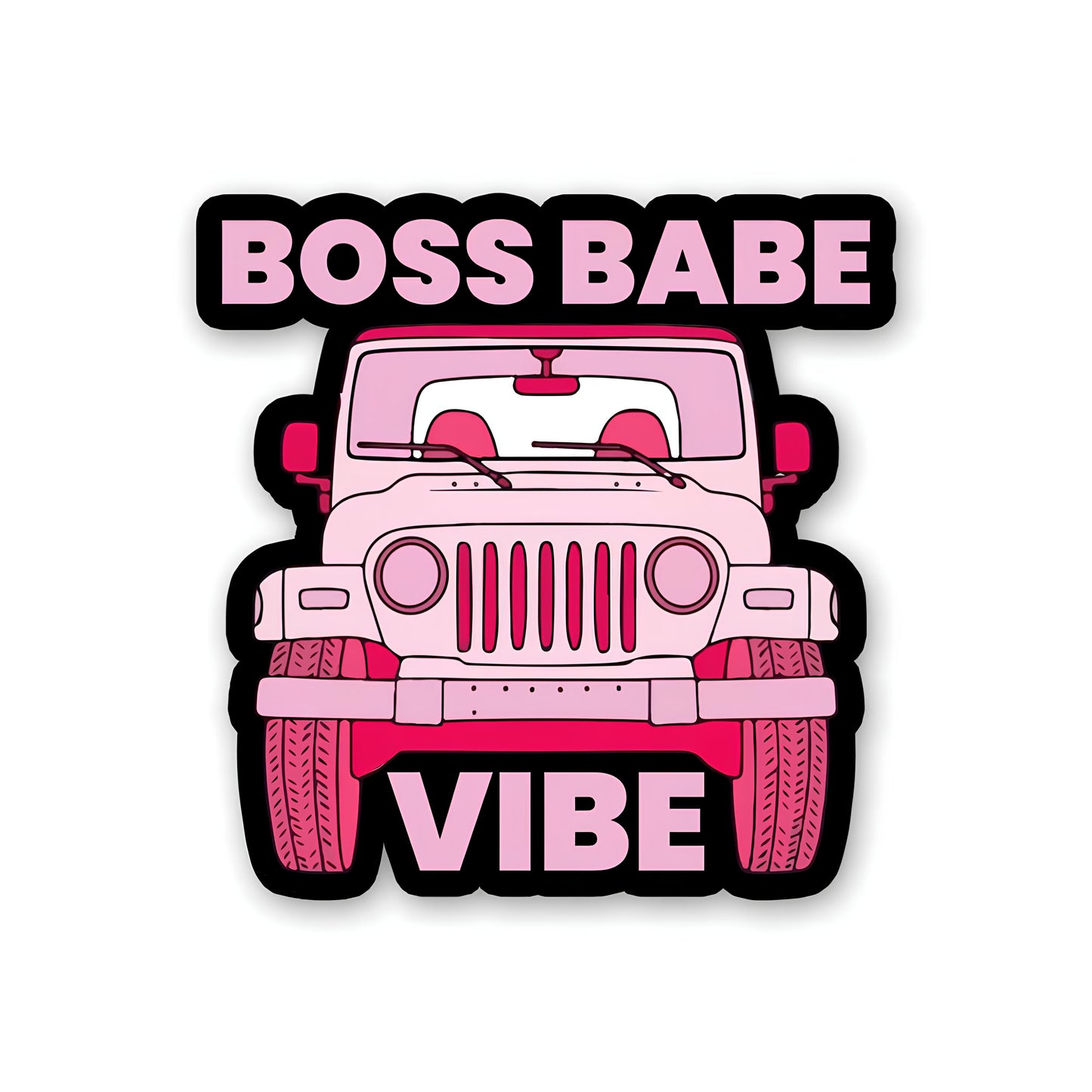 Boss babe vibe sticker