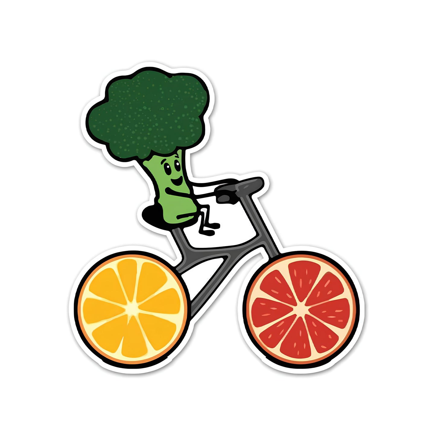 Brocolli on diet sticker