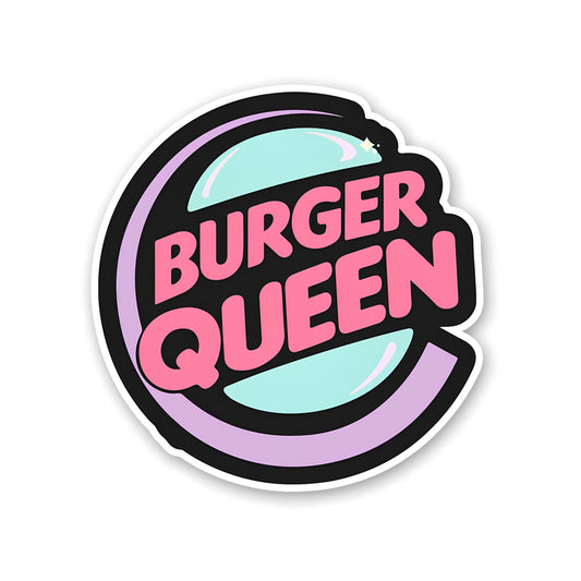 Burger queen sticker