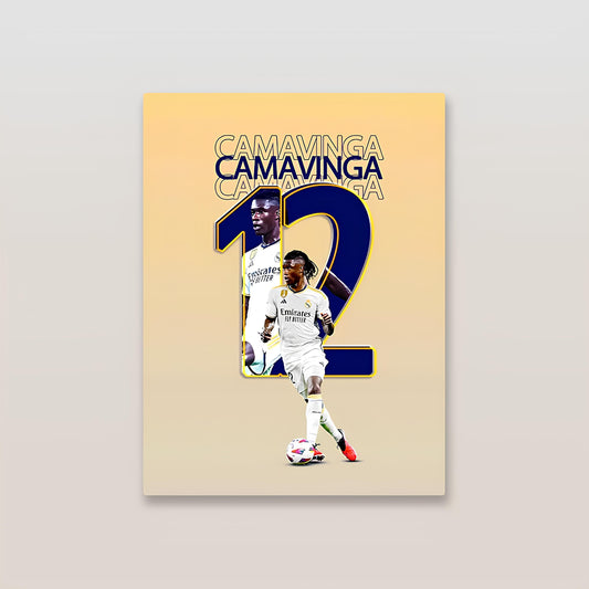 Camavinga Real Madrid Metal Poster