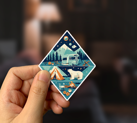 Campground Yogi Sticker