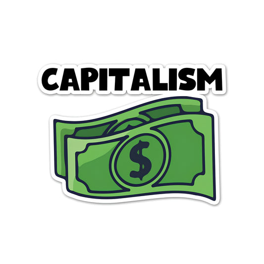 Capitalism sticker