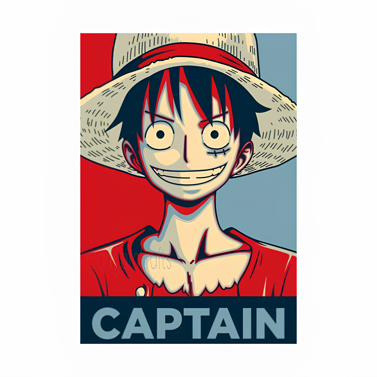 Captain Luffy - Straw Hat Pirates Poster