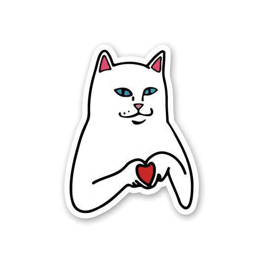 Cat lover sticker