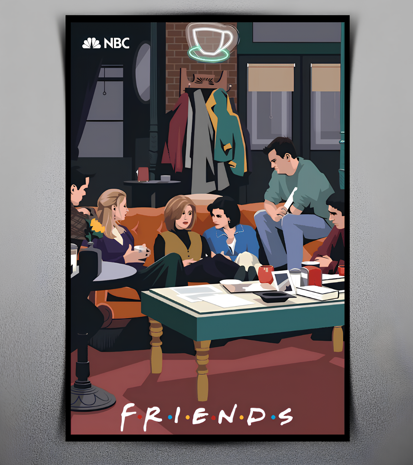 Central Perk Vibes Wall Poster