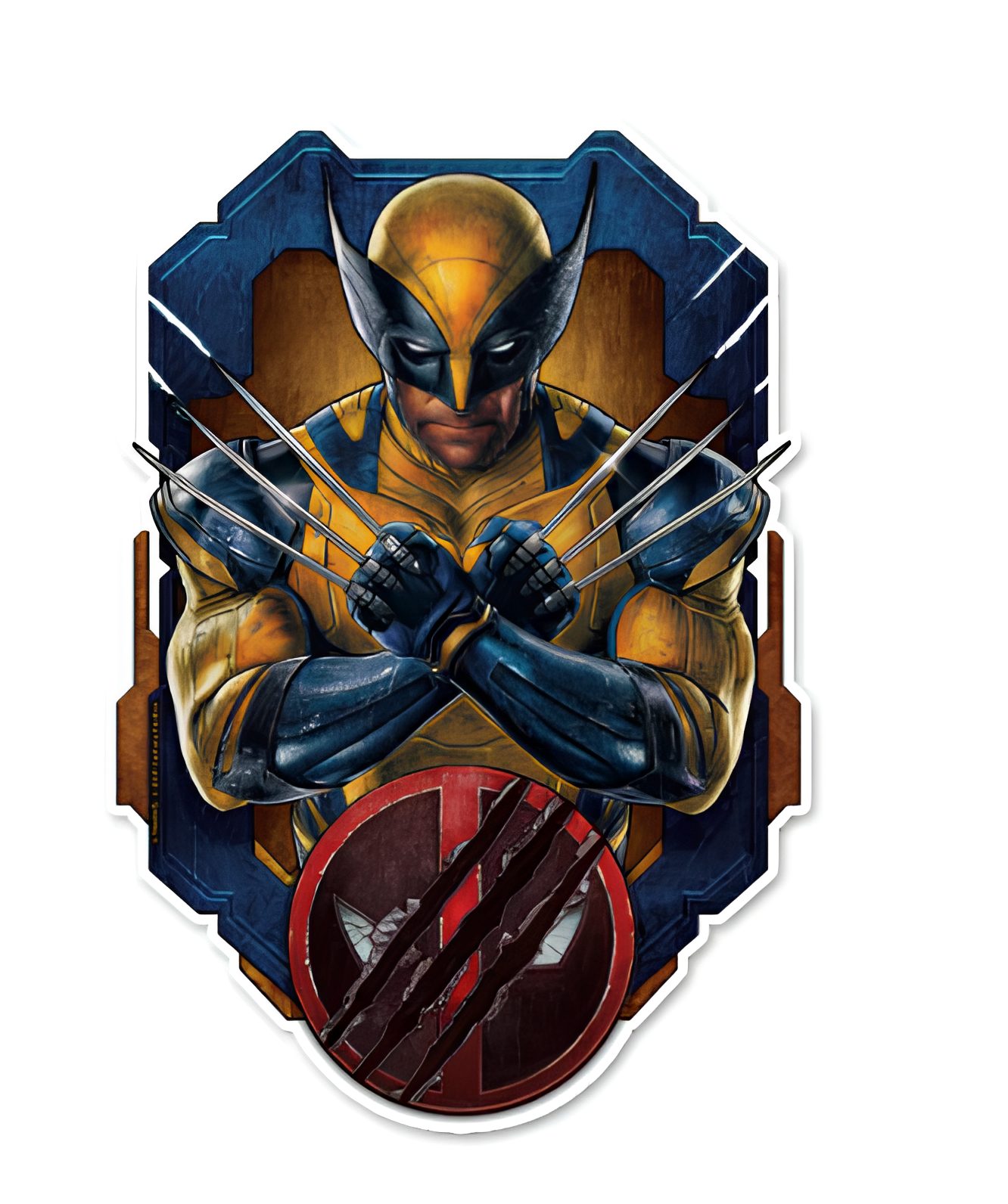 Clawed Superhuman - Marvel Official Sticker