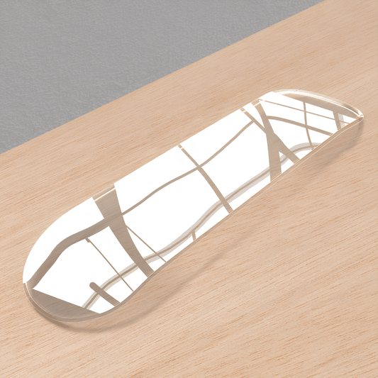 Clear Acrylic Skateboard Deck