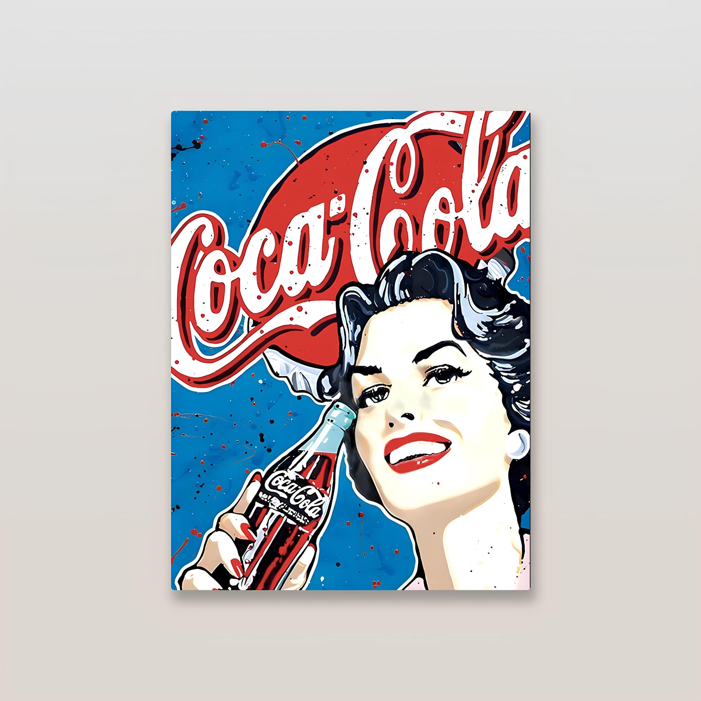 Coca Cola Aesthetic Metal Poster