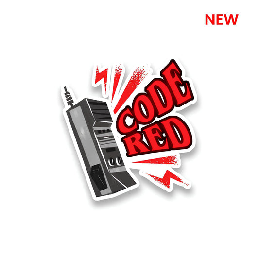 Code red sticker