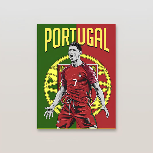 Cristiano Ronaldo Portugal Metal Poster-3