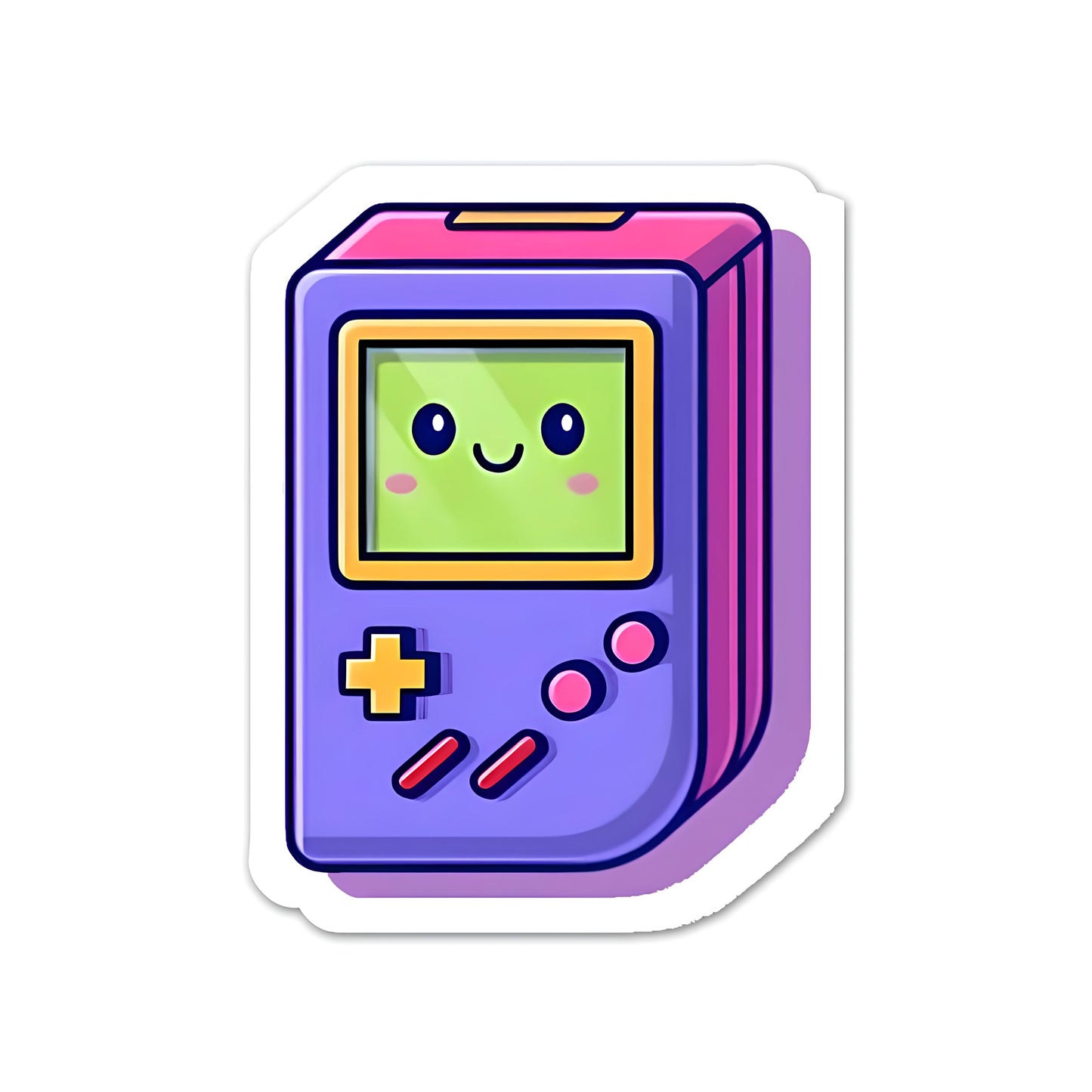 Cute gameboy sticker