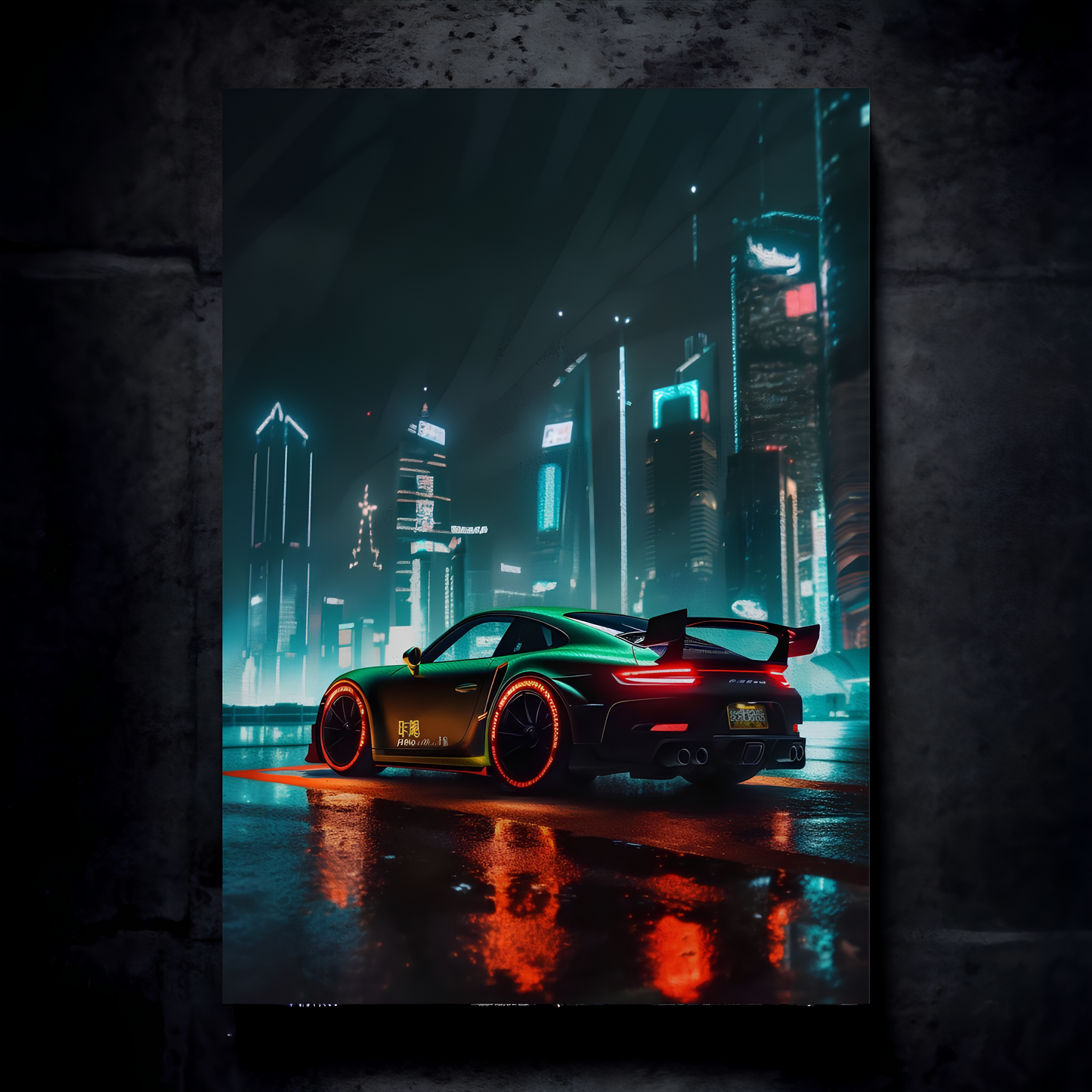 Cyberpunk Porsche