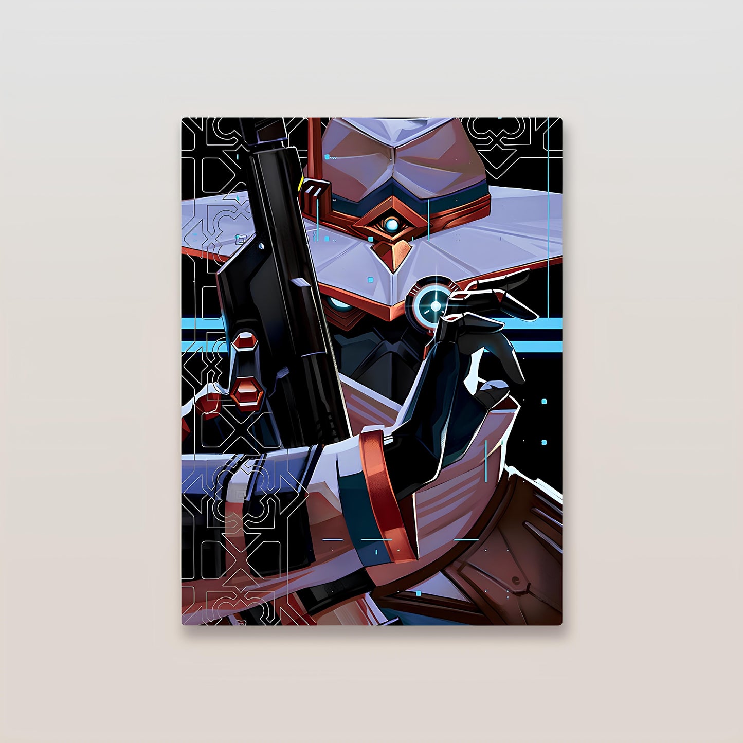 Cypher Valorant Metal Poster