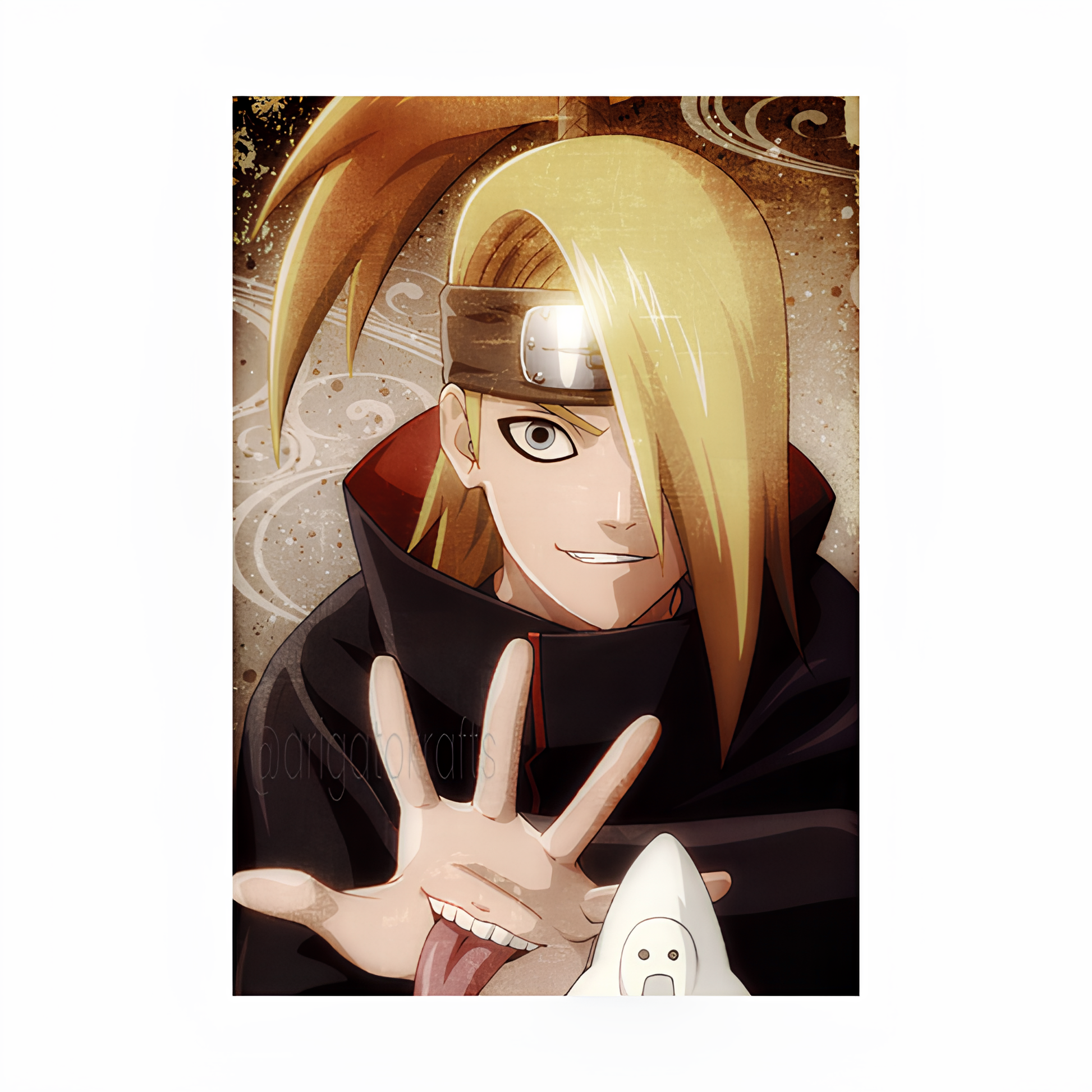 Deidara Clay Technique Poster Inkyprinty in deidara-clay-technique-poster-inkyprinty-in