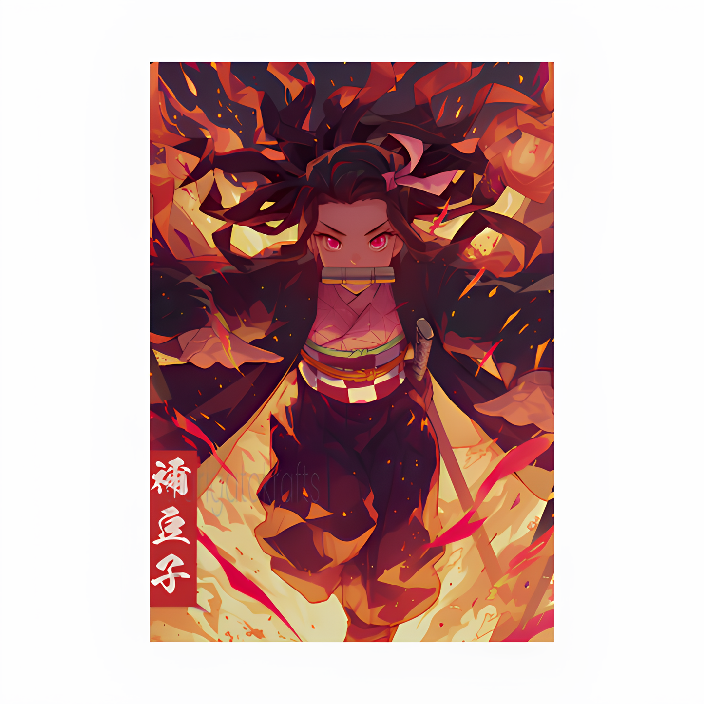 Demon Nezuko Potrait Poster