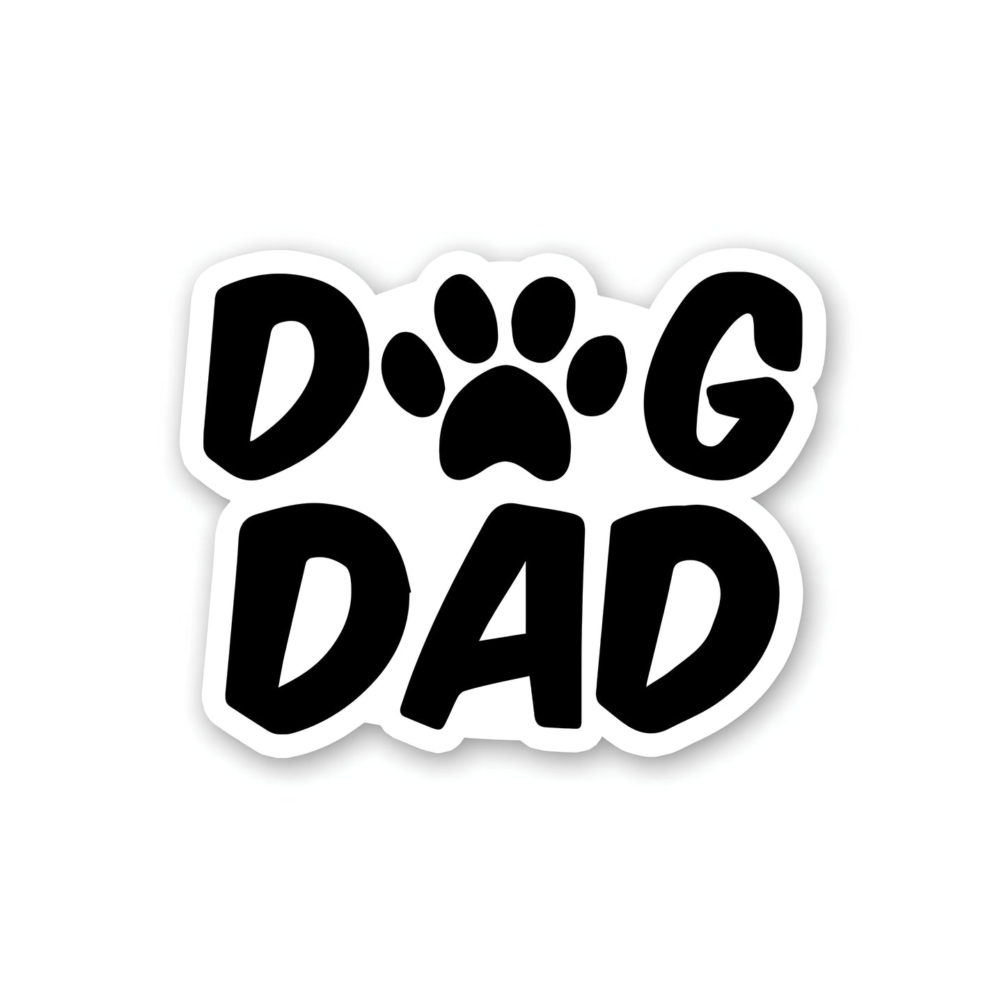 Dog dad sticker